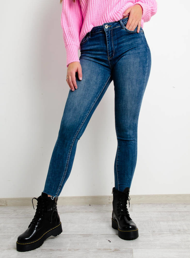 SPODNIE JEASOWE PUSH UP