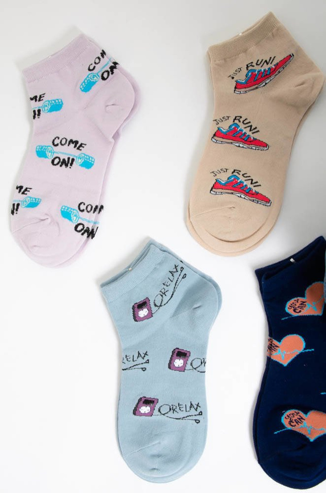 5-PACK WZORZYSTYCH SKARPETEK-AKA07