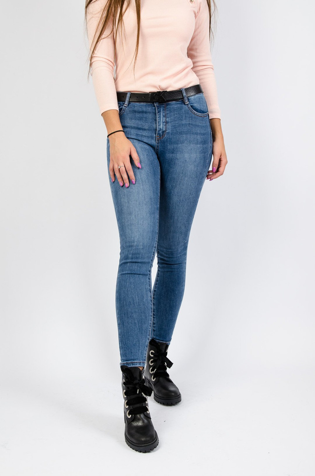 Jeansowe spodnie typu push-up
