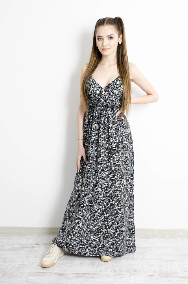 SUKIENKA MAXI WZORZYSTA 