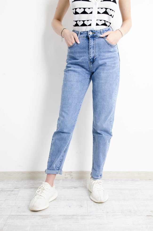 SPODNIE JEANSOWE MOM FIT- POLECANE DLA WYSOKICH