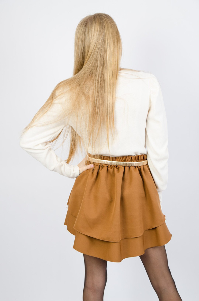 BIAŁA BLUZKA Z BUFIASTYMI RĘKAWAMI