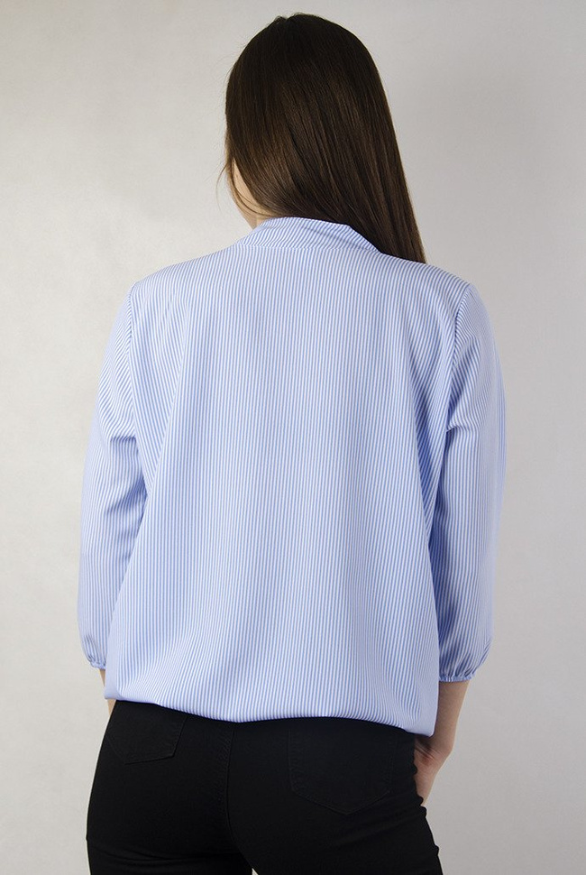 Bluzka w biało-niebieskie paski 