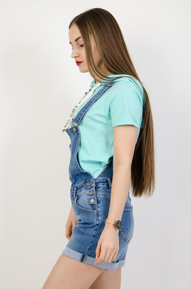 Ogrodniczki jeansowe