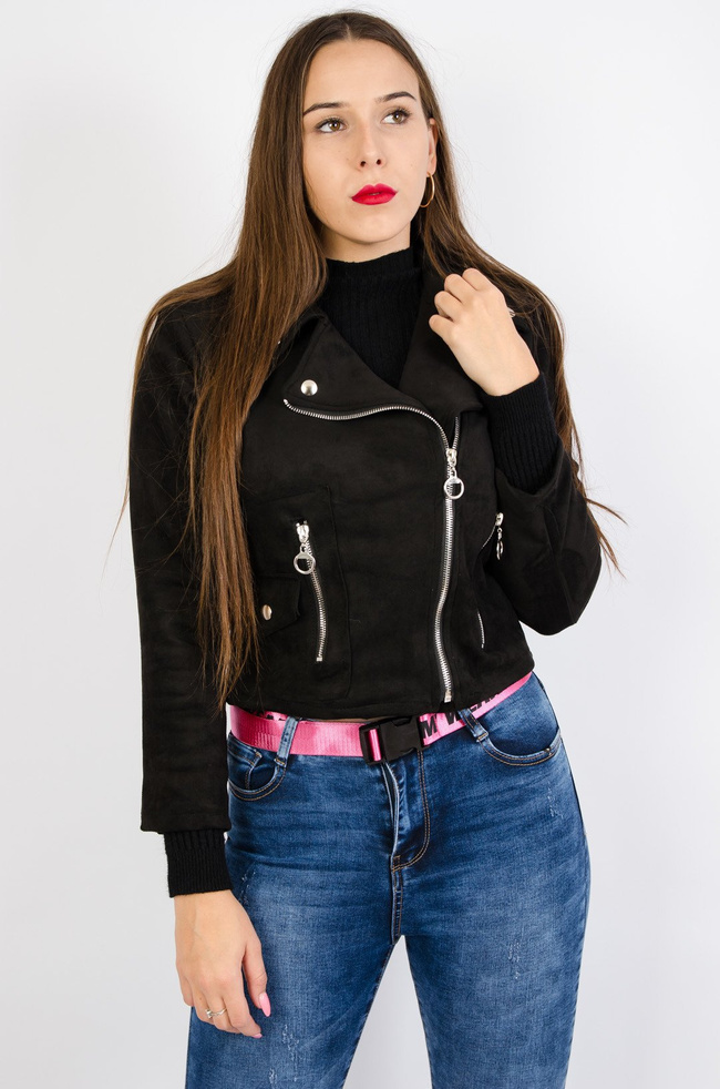 Zamszowa ramoneska M-XXL