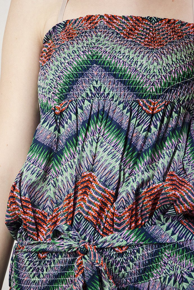 Wielokolorowy kombinezon