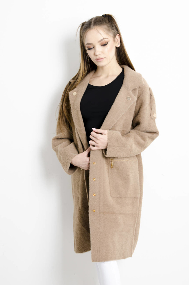 NARZUTA ALPAKA ZE ZŁOTYMI GUZIKAMI 