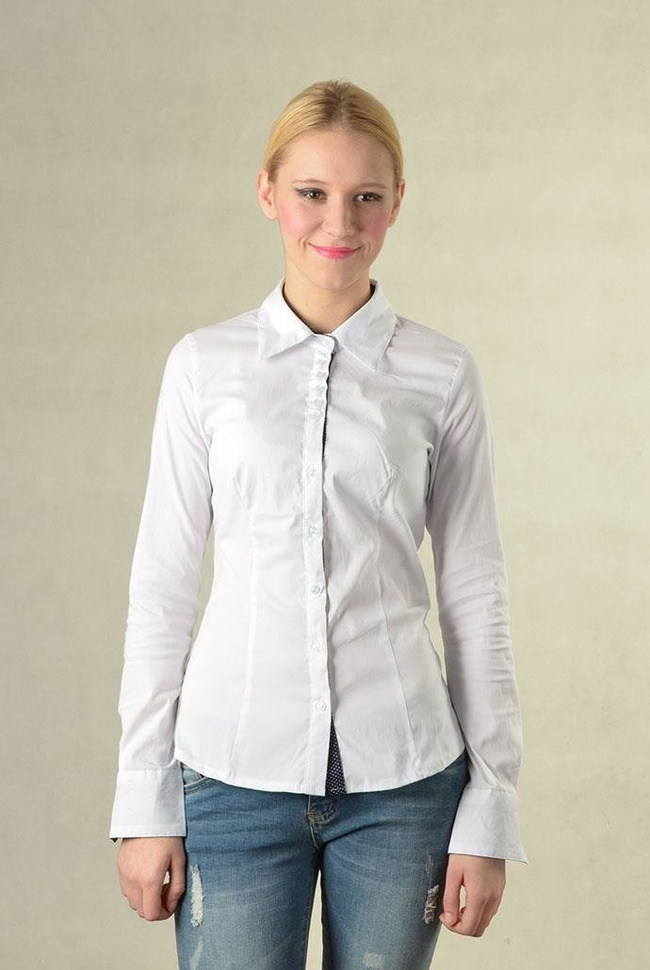 Koszula mankiety w kropki