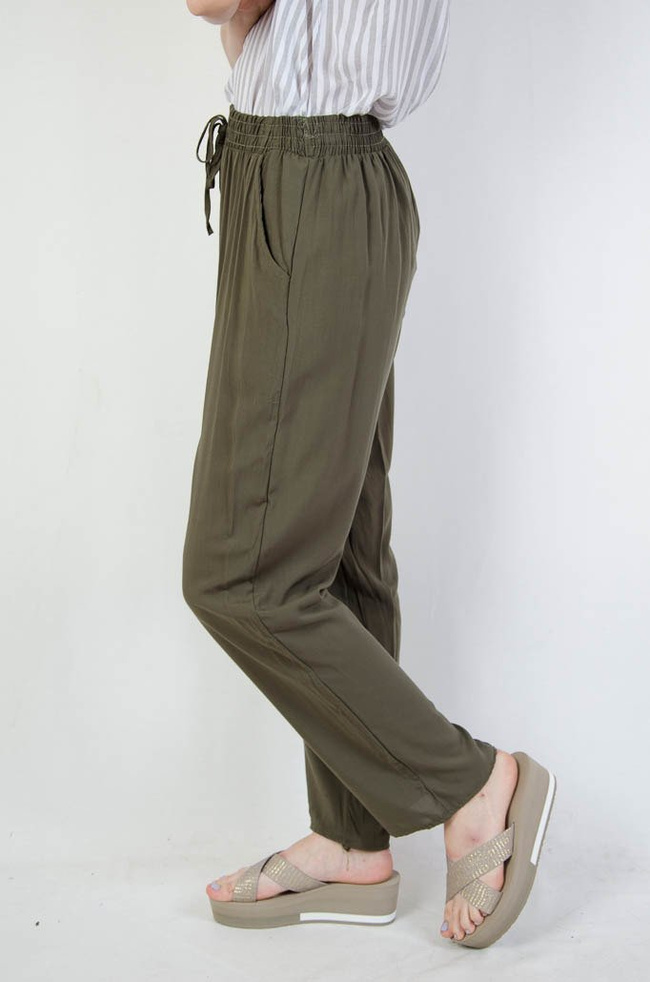 ZIELONE SPODNIE ALLADYNKI