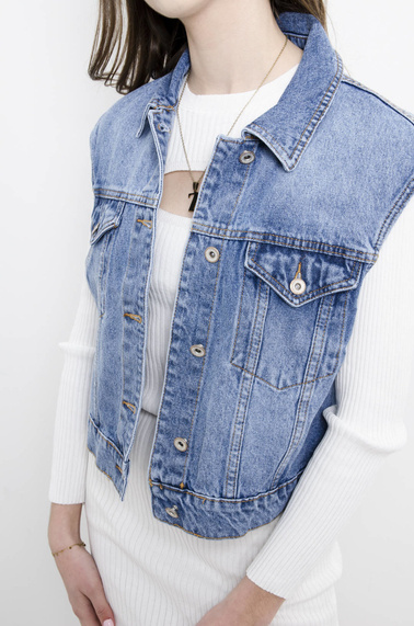 KAMIZELKA JENASOWA - BEZRĘKAWNIK