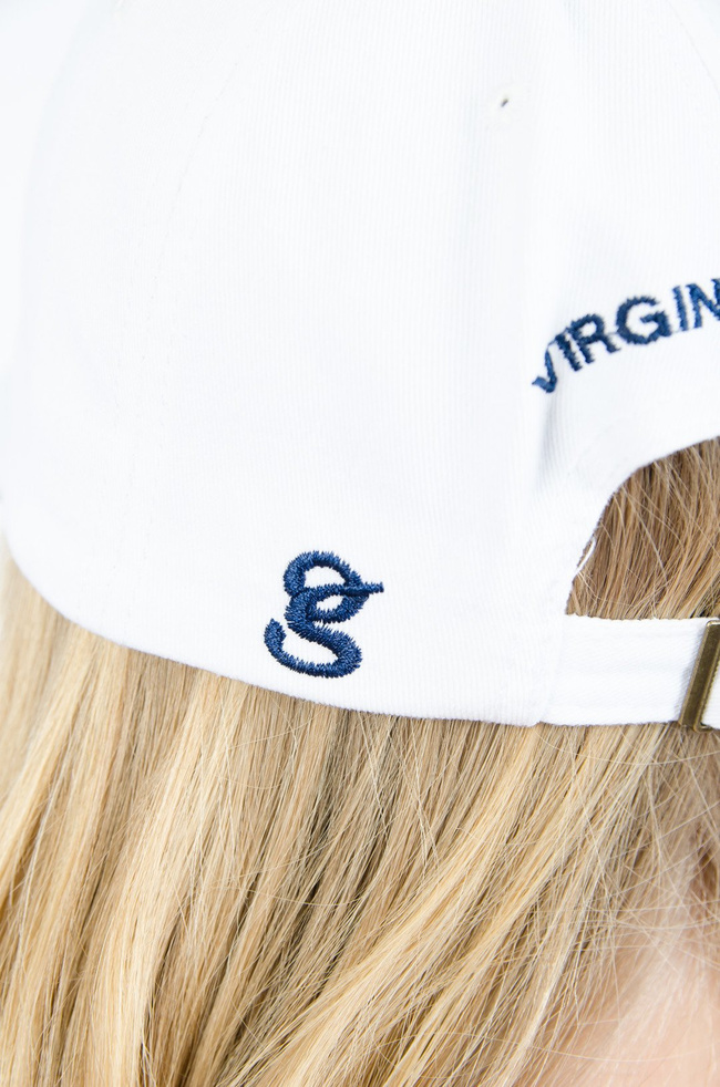 BIAŁA CZAPKA Z DASZKIEM ''THE BATHS''