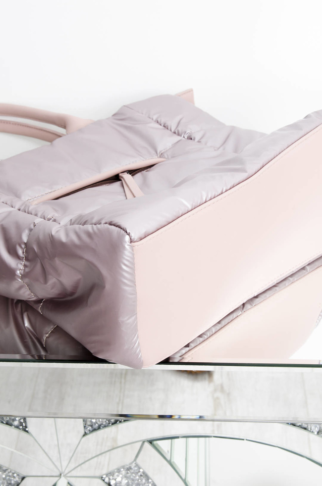 TORBA PIKOWANA RÓŻOWA- SHOPPER