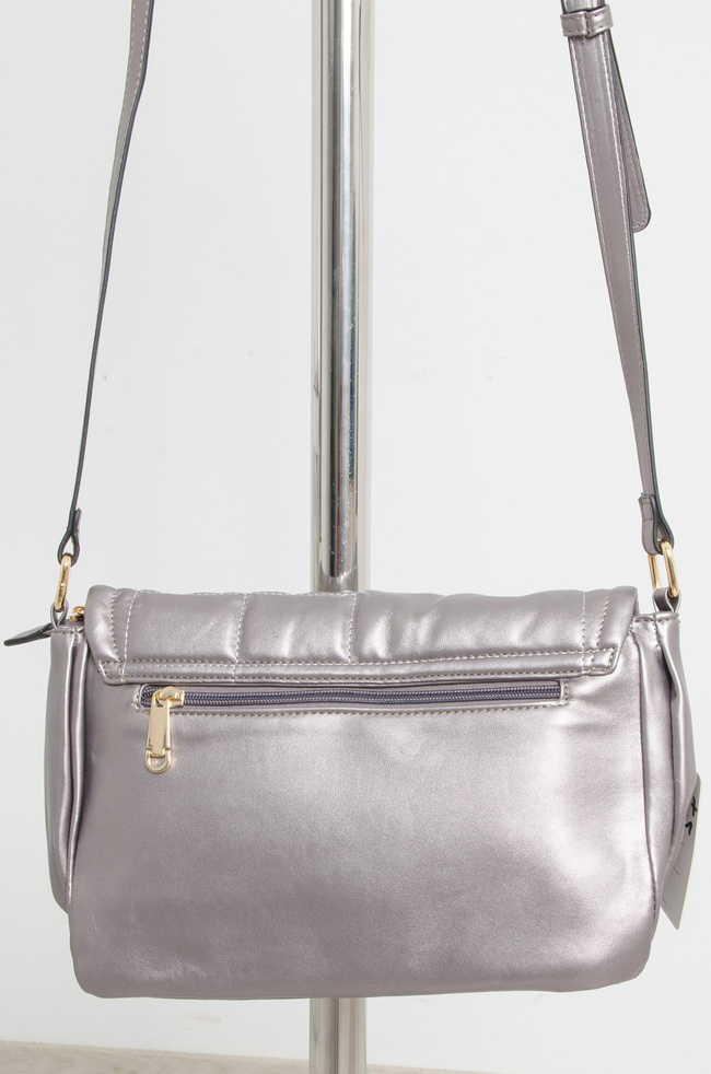 TOREBKA LISTONOSZKA Z OZDOBNYMI PRZESZYCIAMI- SREBRNA