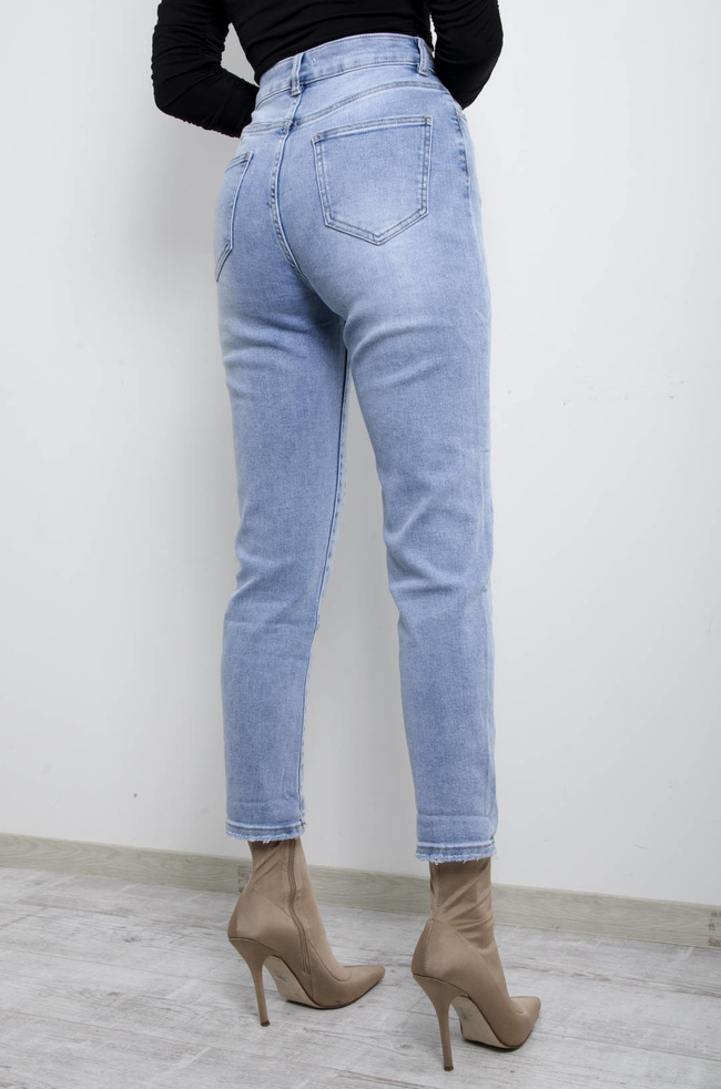 SPODNIE JEANSOWE STRETCH MOM JEANS