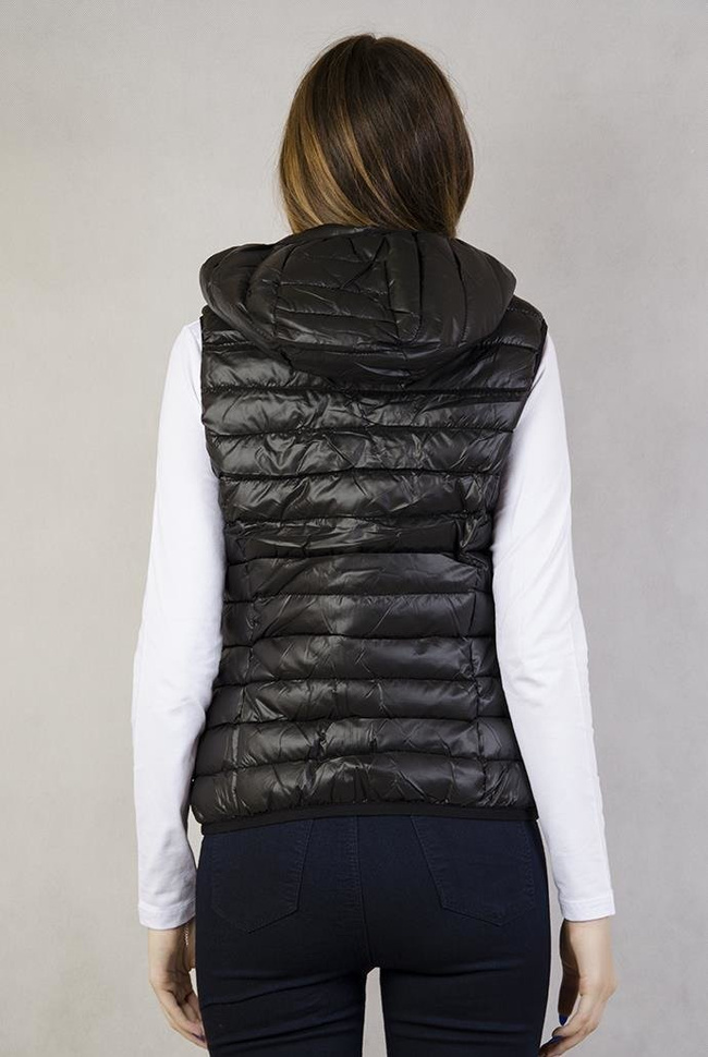 Kamizelka pikowana czarna