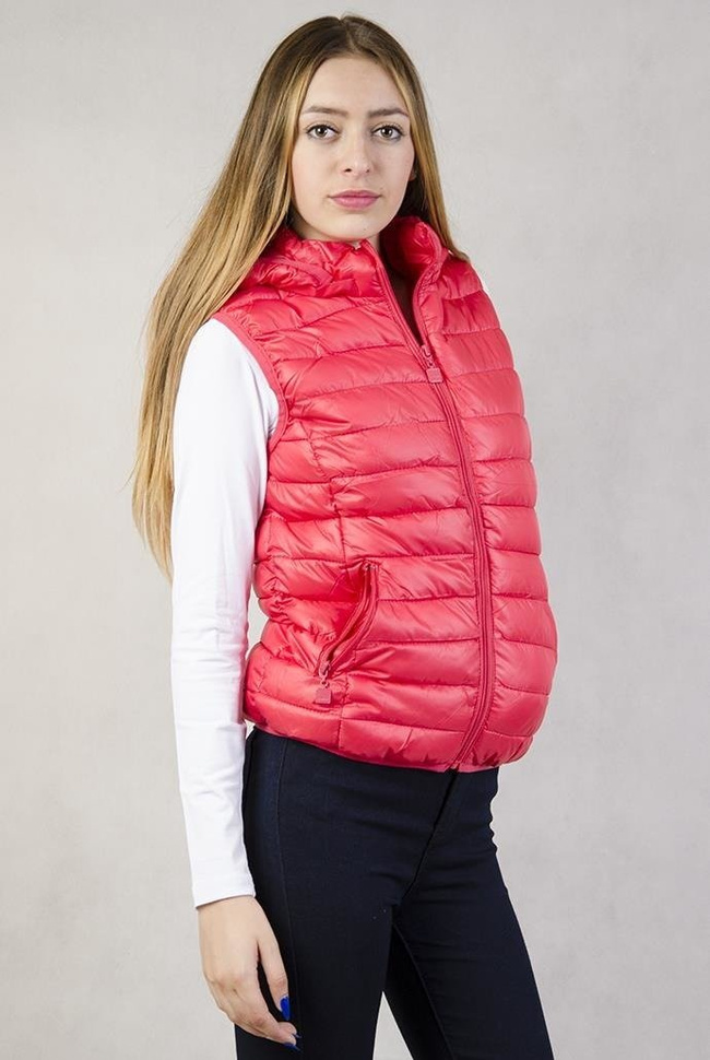 Kamizelka pikowana czerwona