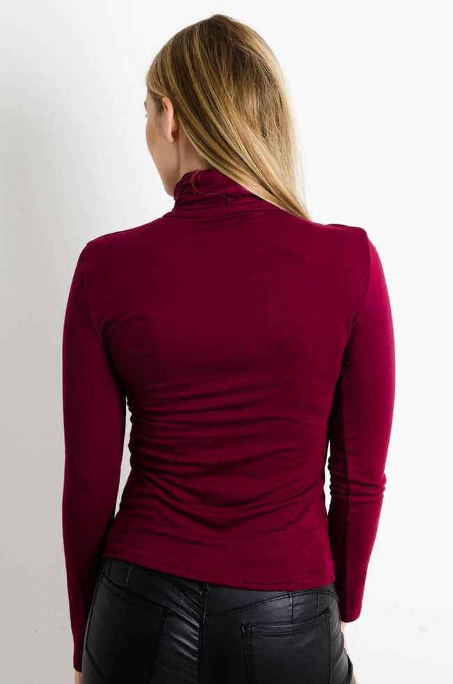 DZIANINOWY BORDOWY GOLF