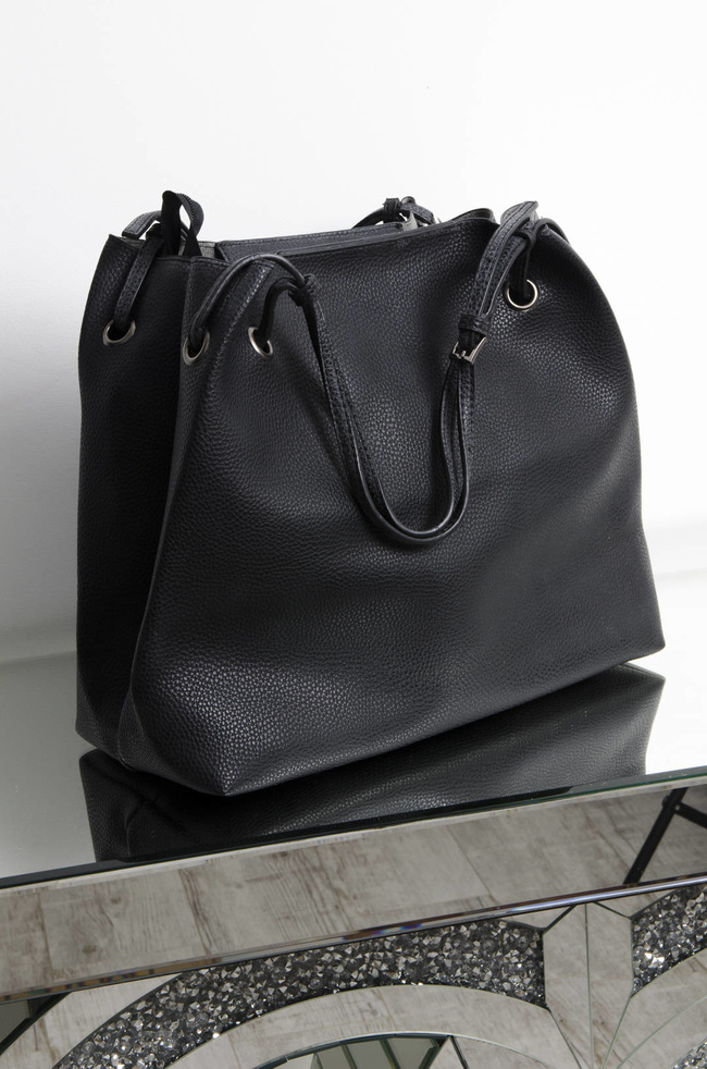 TOREBKA TYPU SHOPPER BAG CZARNA