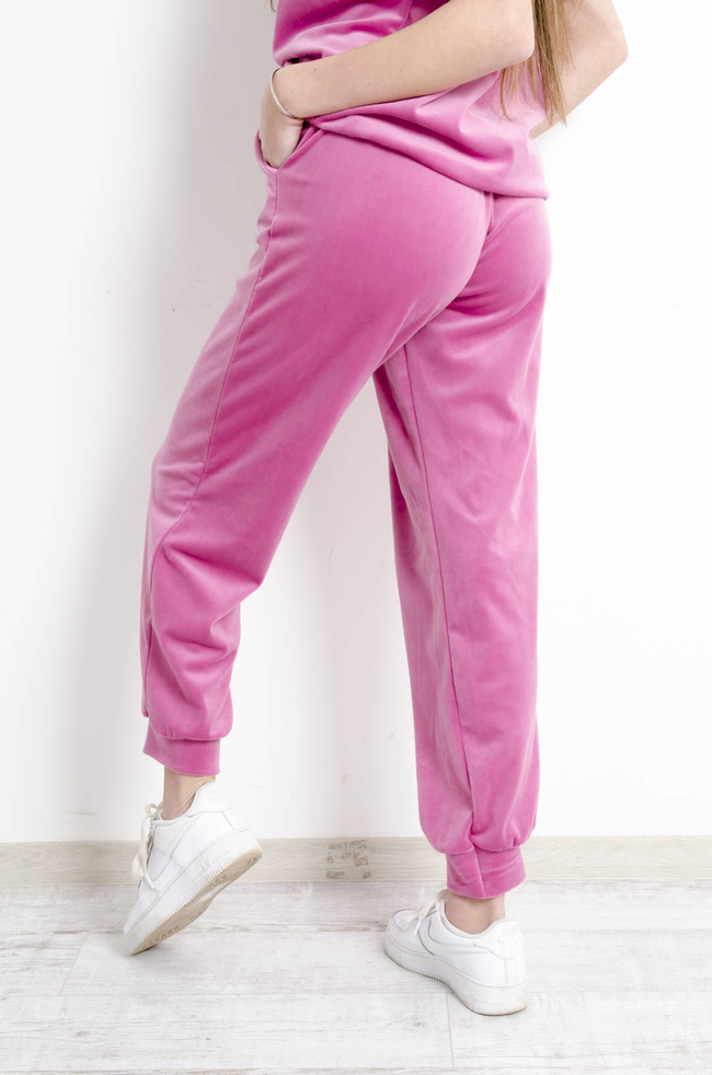 KOMPLET DRESOWY - WELUROWY W KOLORZE RÓŹOWYM 