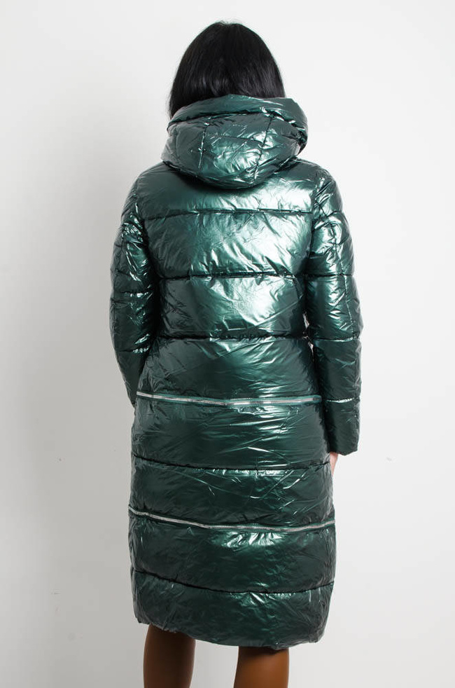 ZIELONA KURTKA WINYLOWA 3W1