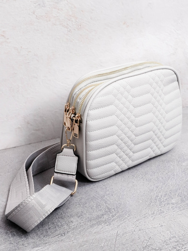 TOREBKA PIKOWANA KUFEREK- SZARA