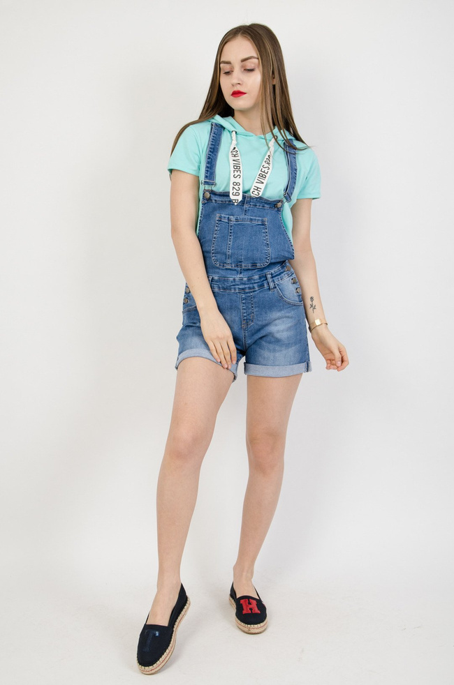 Ogrodniczki jeansowe