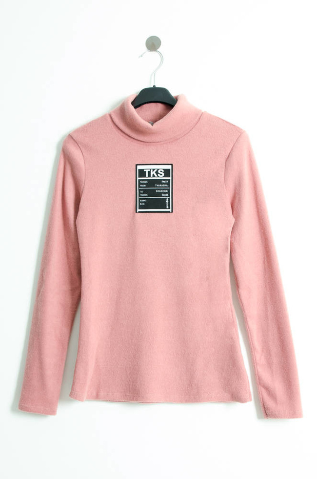 RÓŻOWY GOLF Z NASZYWKĄ