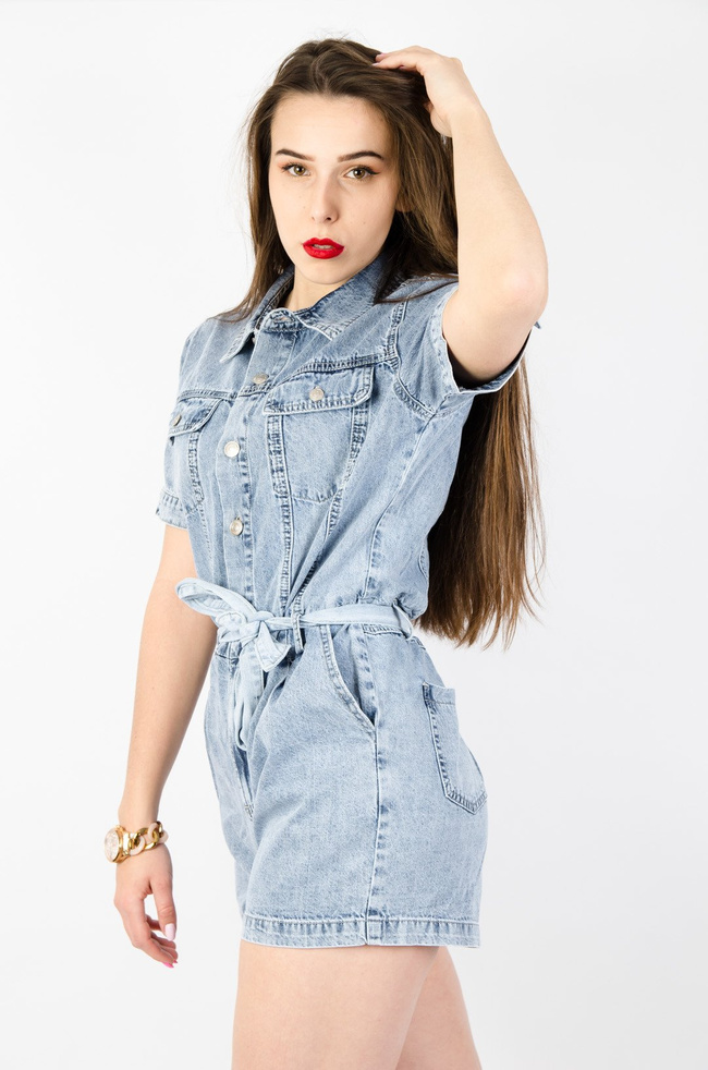 JASNY DEKATYZOWANY KOMBINEZON 