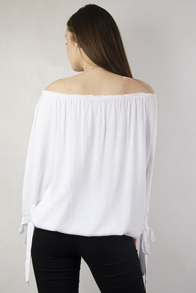 Bluzka hiszpanka biała