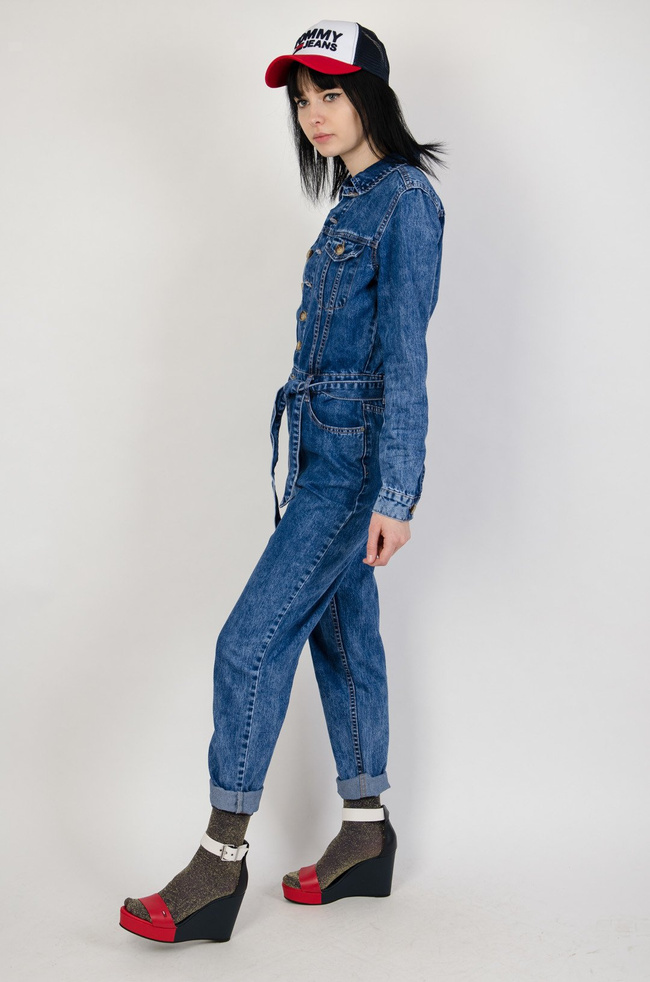 Kombinezon ciemny jeans