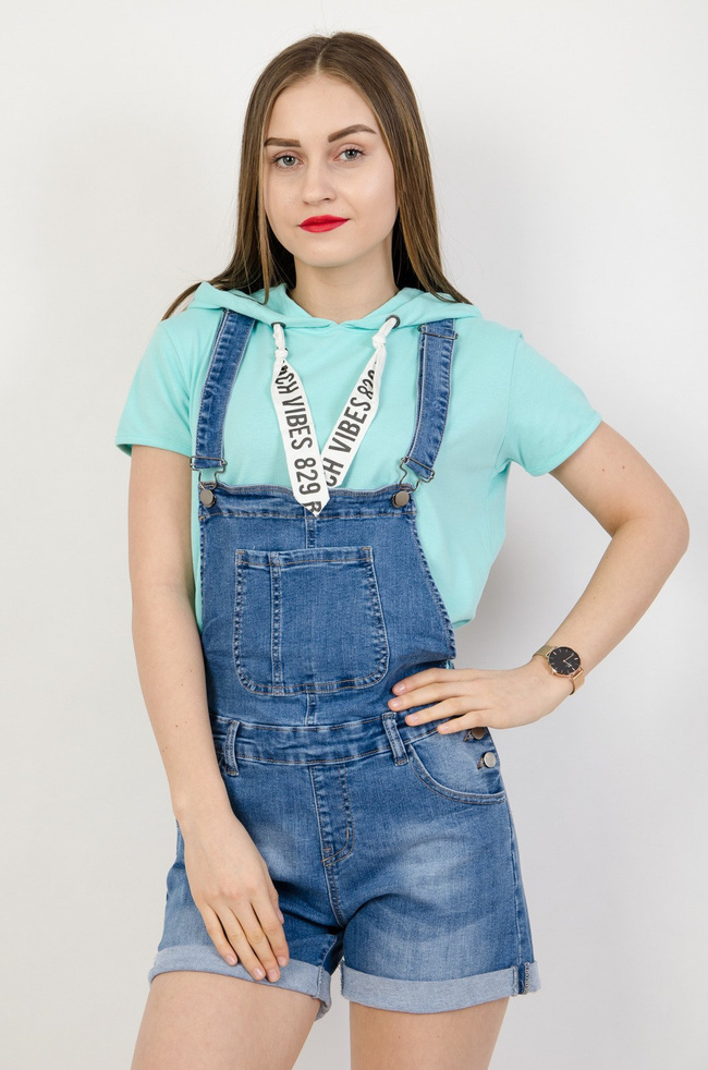 Ogrodniczki jeansowe