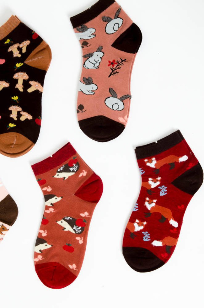 5-PACK WZORZYSTYCH SKARPETEK-AKA02