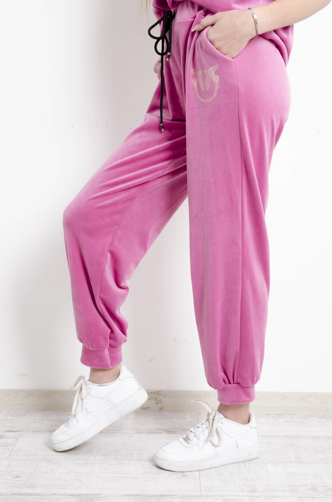 KOMPLET DRESOWY - WELUROWY W KOLORZE RÓŹOWYM