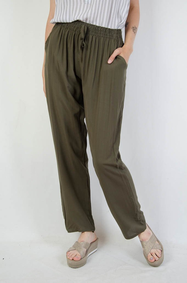 ZIELONE SPODNIE ALLADYNKI