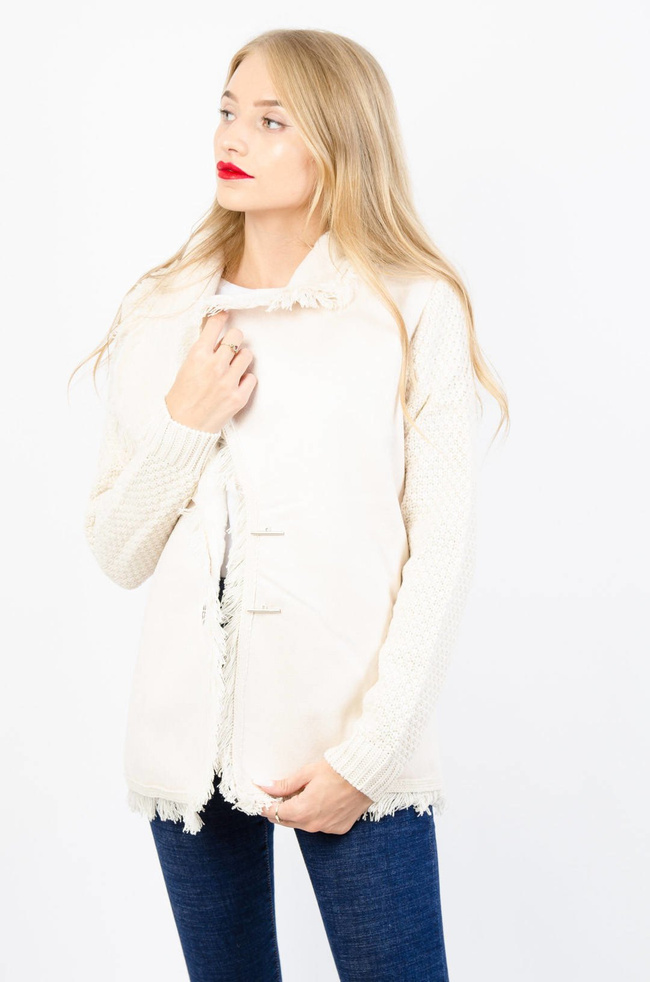 BEŻOWA NARZUTKA- ALPAKA