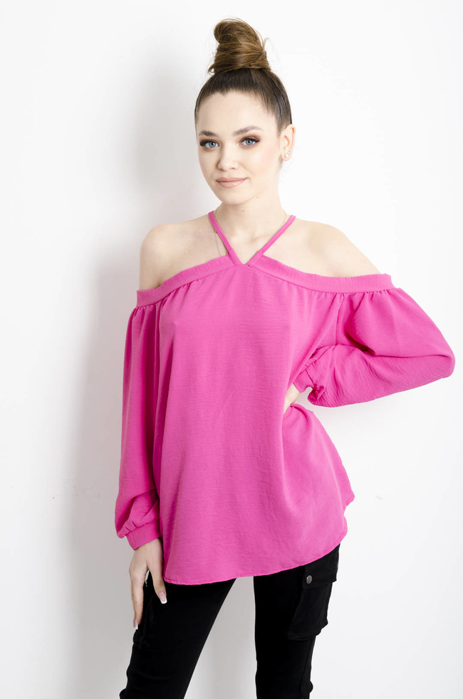 BLUZKA HISZPANKA -FUKSJA
