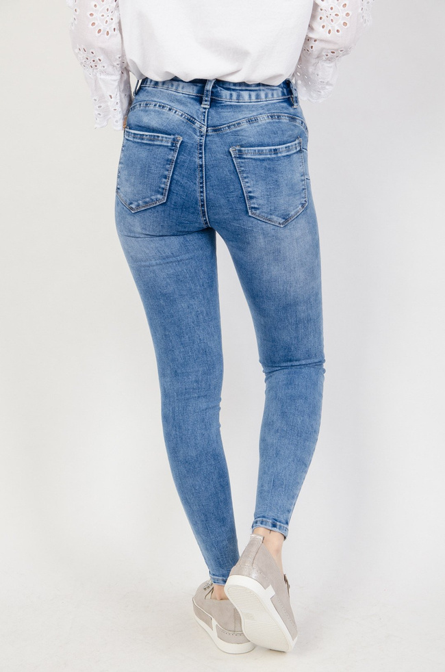 Spodnie jeansowe typu Push Up