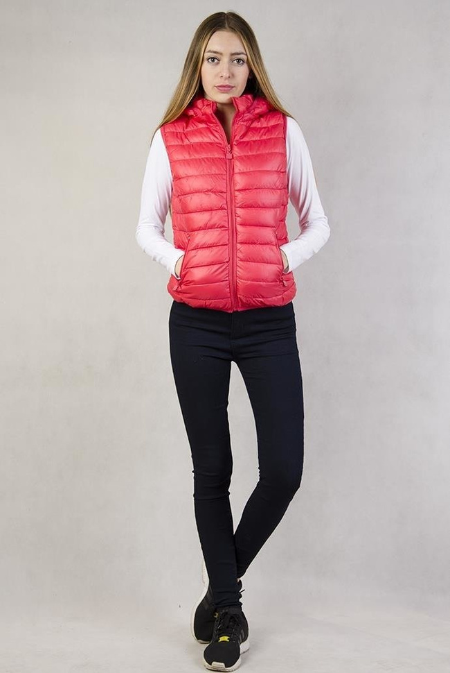 Kamizelka pikowana czerwona