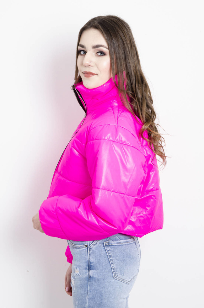 KURTKA PIKOWANA PRZEJŚCIOWA RÓŻOWA