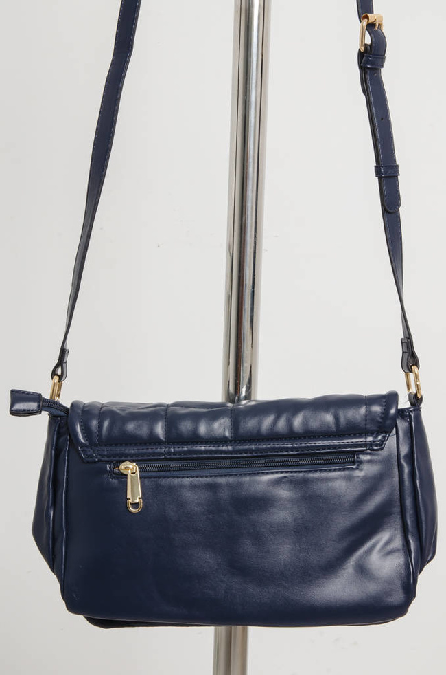 TOREBKA LISTONOSZKA Z OZDOBNYMI PRZESZYCIAMI- GRANATOWA