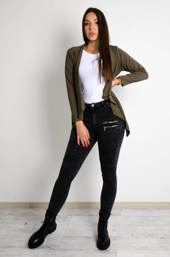 ZIELONA ASYMETRYCZNA NARZUTKA