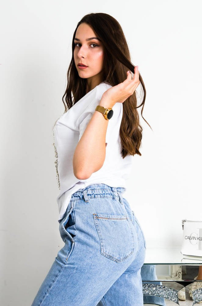 BIAŁY T-SHIRT LOEWE