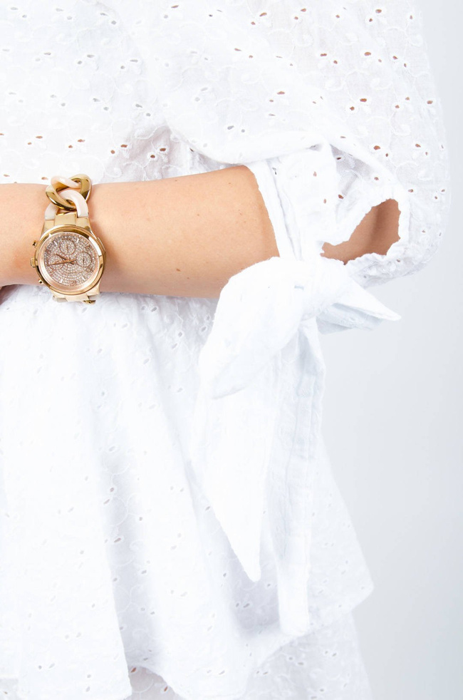 BIAŁA AŻUROWA BLUZKA 