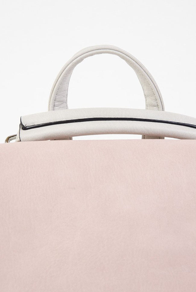 Plecak szaro-różowy