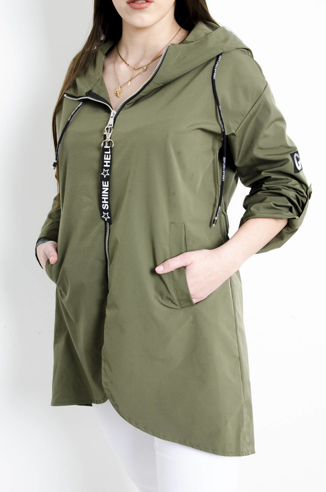 KURTKA PRZEJŚCIOWA ZIELONA