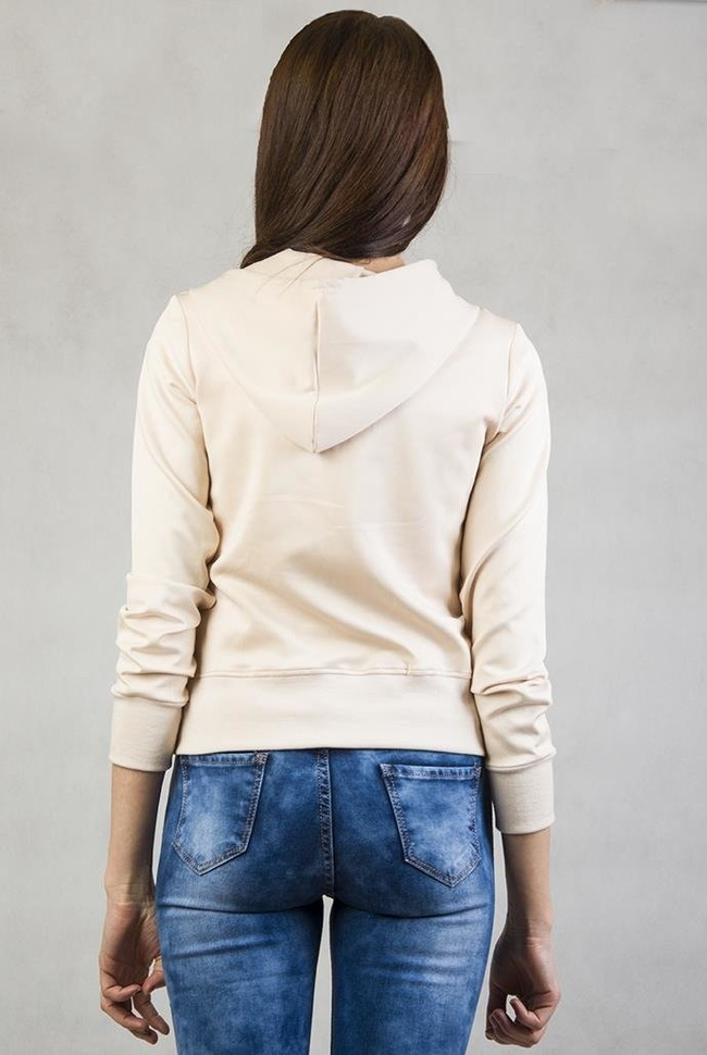 Beżowa bluza z napisem "Los Angeles 86"