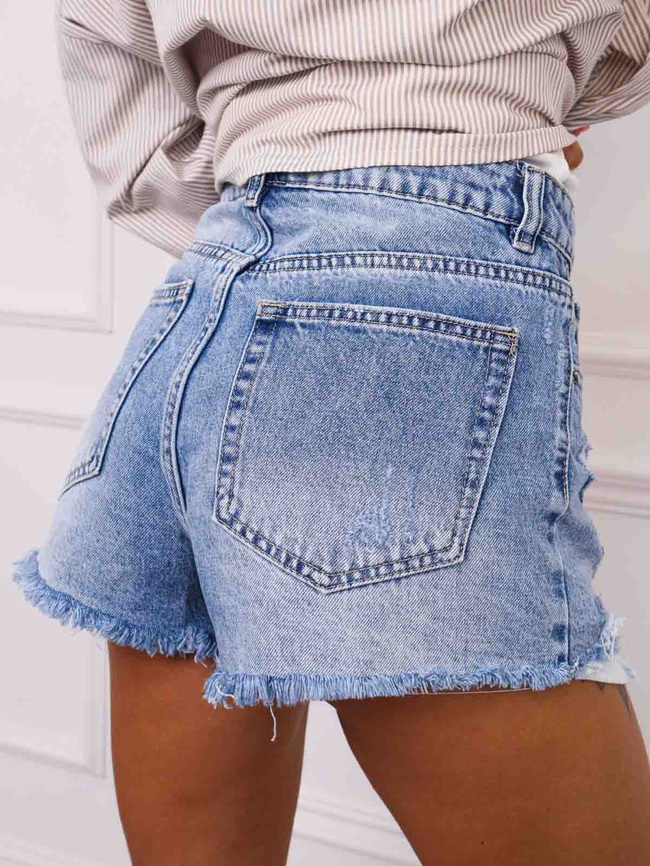 SZORTY JENSOWE Z PRZETARCIAMI I WYSOKIM STANEM