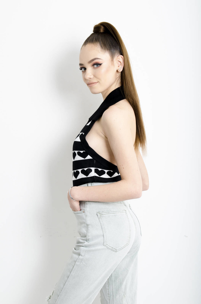 TOP SWETERKOWY W SERDUKSZKA