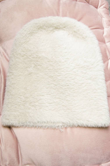 SZARA FUTRZANA CZAPKA