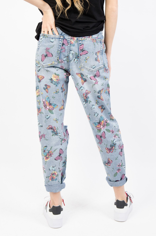SPODNIE W MOTYLE TYPU RELAXED FIT
